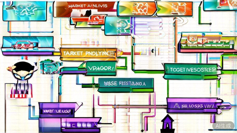 独立站战略规划流程图：从市场分析、目标设定、用户画像到网站定位的完整步骤可视化展示