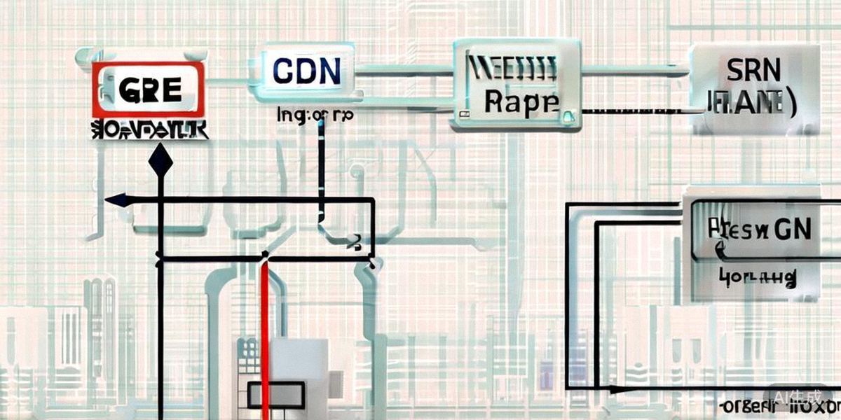 跨境独立站技术SEO基础架构示意图，展示服务器、CDN、网站地图与hreflang标签的关联