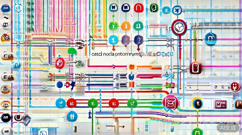 社交媒体作为流量放大器与社群构建平台的矩阵示意图，展示各平台内容流向独立站