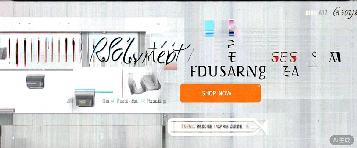 高转化率独立站设计要素展示：清晰的导航、产品大图、信任标识与行动号召按钮