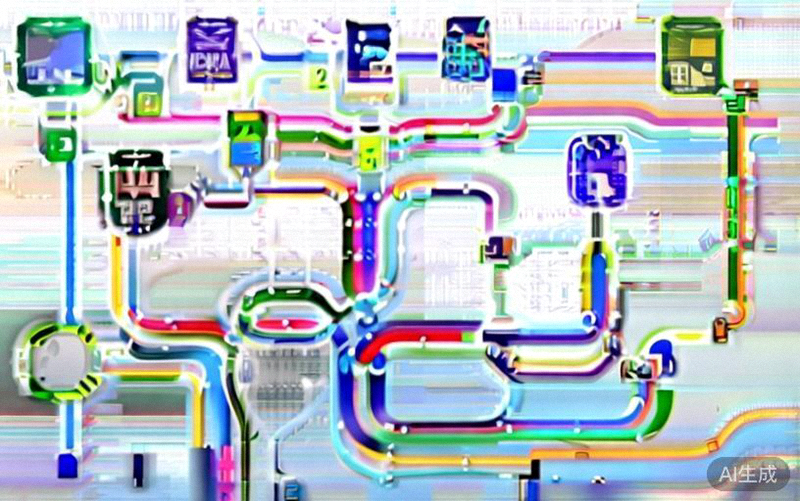 全球支付与物流整合示意图：展示信用卡、PayPal、本地钱包等多种支付方式及物流线路