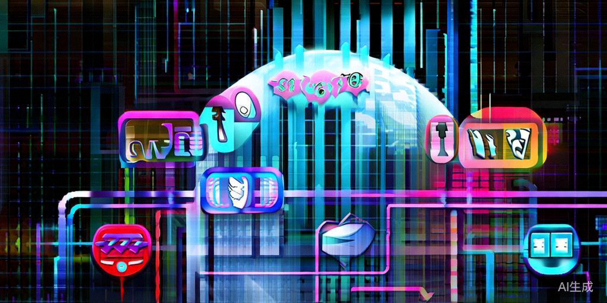 社交媒体与本地化双驱动策略概念图：展示地球、社交媒体图标与本地化标签相互连接的视觉画面